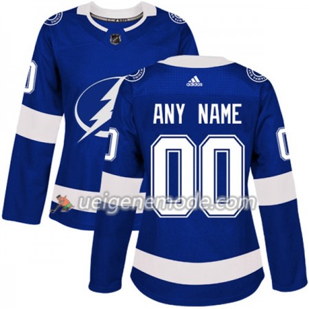 Dame Eishockey Tampa Bay Lightning Custom Adidas 2017-2018 Blau Authentic